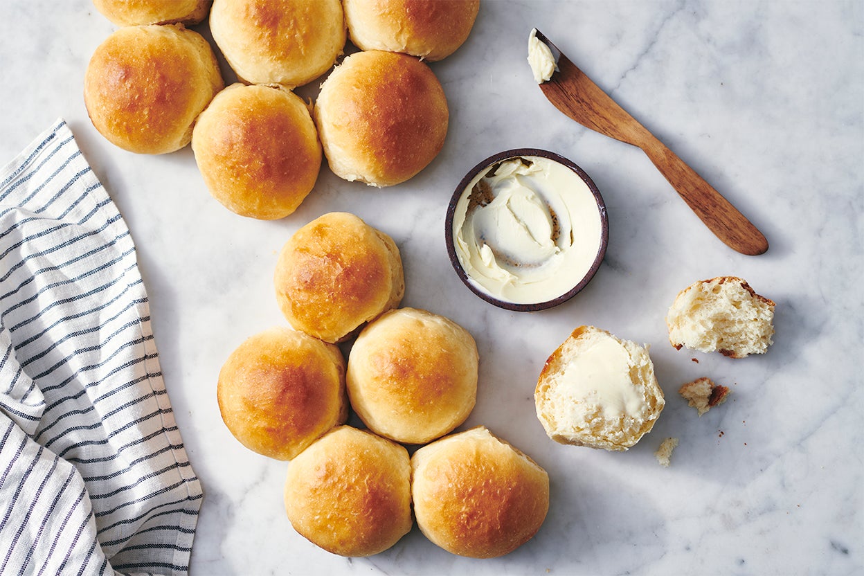 The Best Soft and Chewy Bread Rolls – perfect for hoagies and