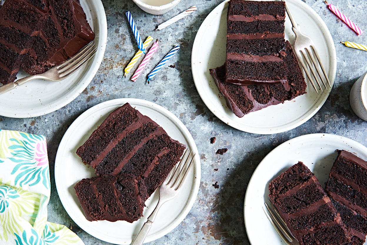 Chocolate Praline Layer Cake Recipe