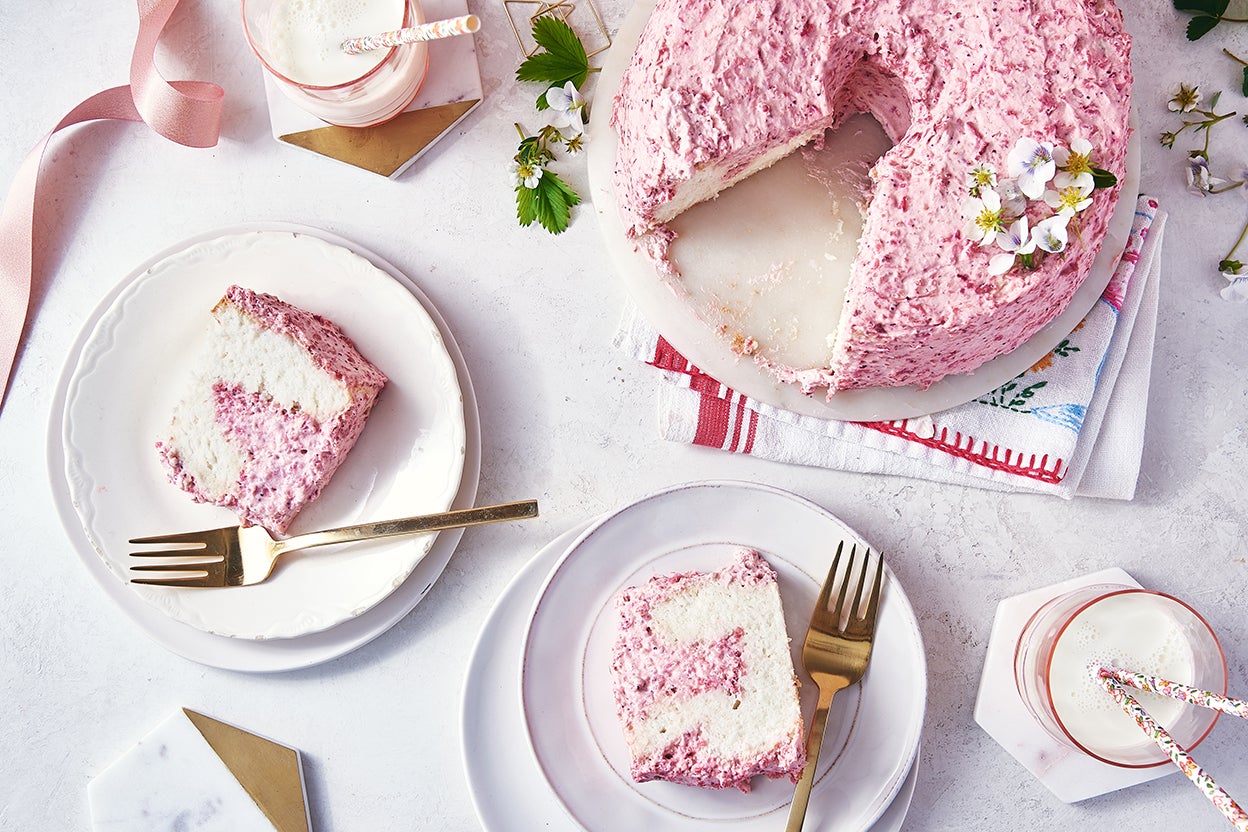 Angel Cake with Meringue Frosting Recipe | Weston Table