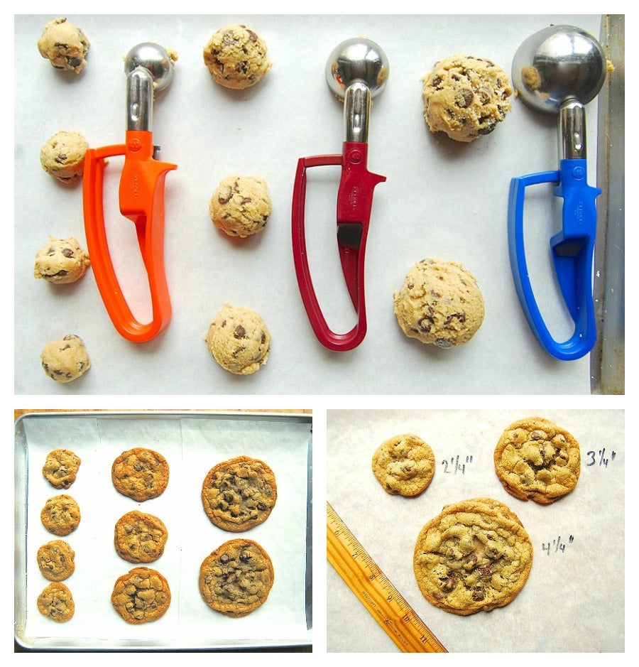 Cookie Scoop Set, 3 PCS Cookie Scoops for Baking Include 1 Tbsp/ 2 Tbsp/ 3  Tbsp
