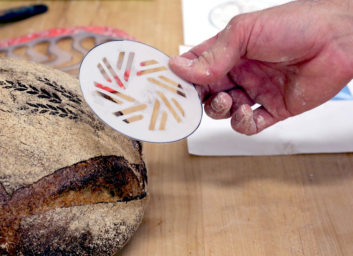 Le Creuset Bread Stencils, with @CottageLoaves, bread, spring, oven,  stencil, blog
