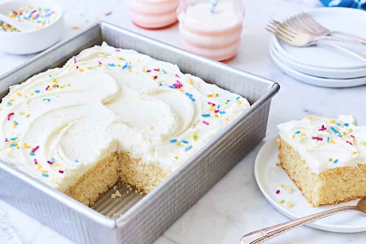 Butter Cake Recipe (Moist Basic Cake) - Swasthi's Recipes