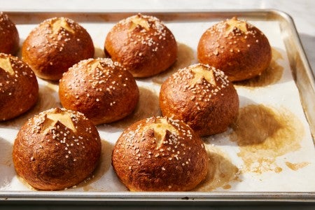 Pretzel Buns