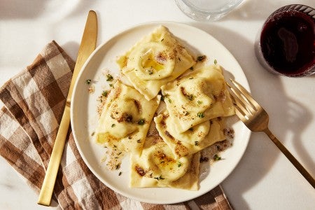 Homemade Cheese Ravioli