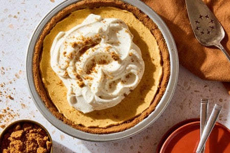 No-Bake Pumpkin Mousse Pie