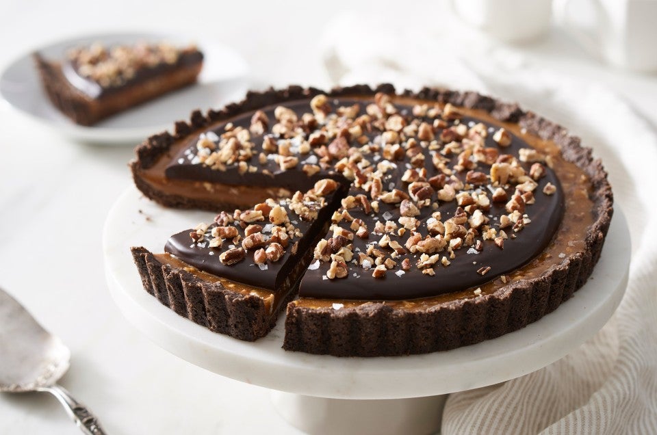 Chocolate caramel online tart