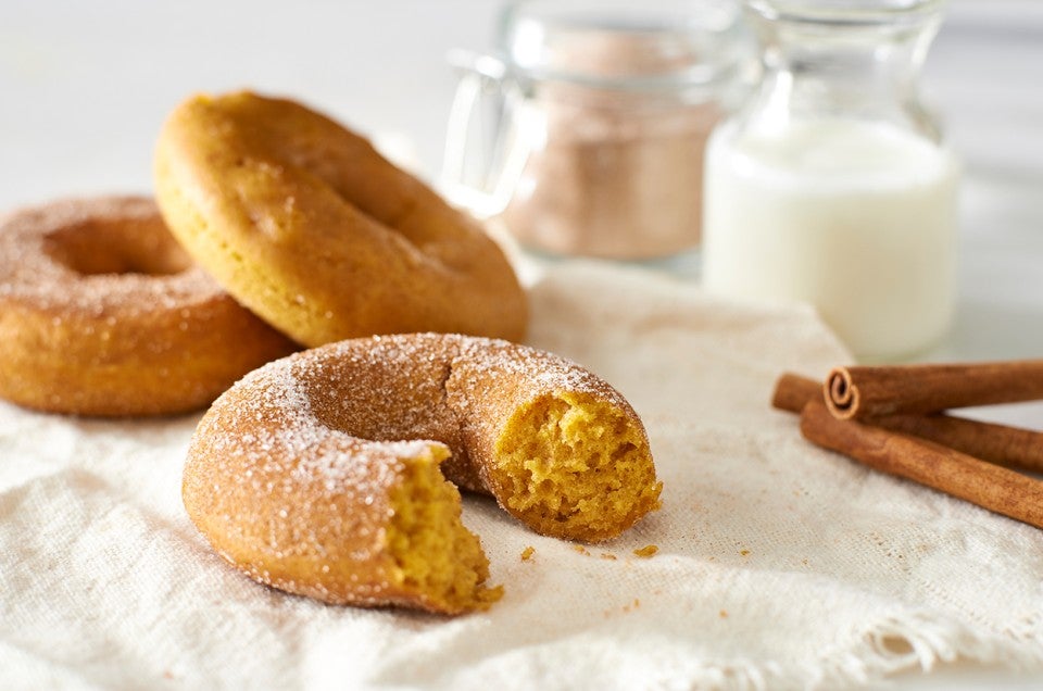 Pumpkin Cake Doughnuts Recipe | King Arthur Baking