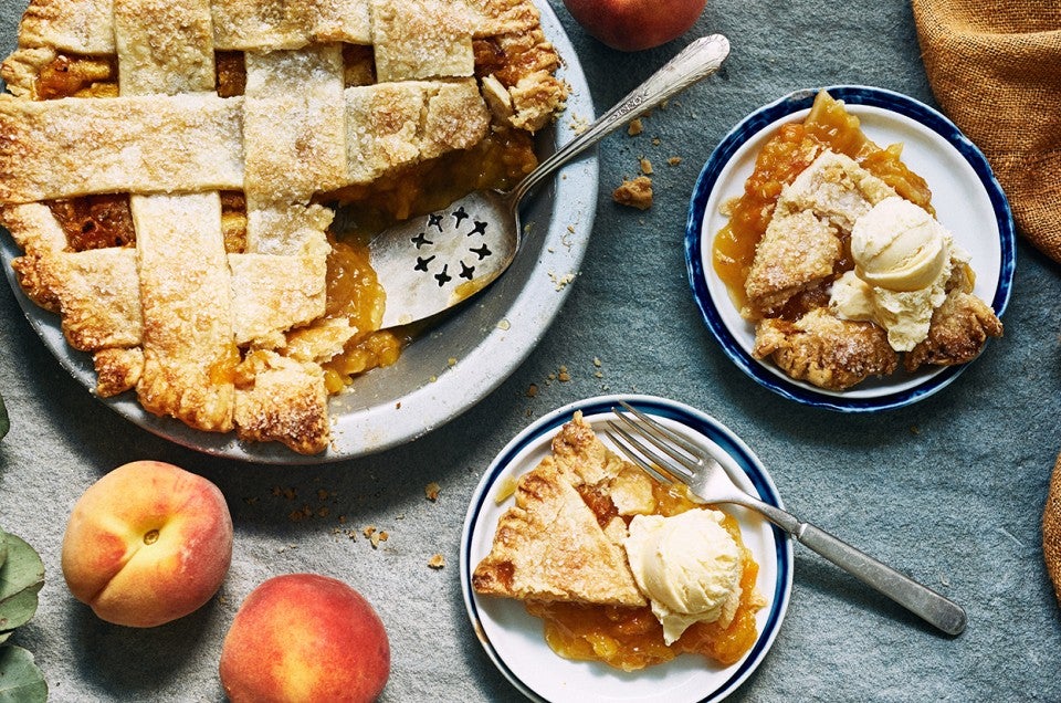 Easy Cast Iron Peach Pie Recipe