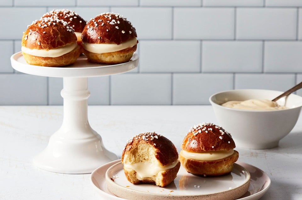 Vanilla Cream-Filled Brioche Recipe | King Arthur Baking