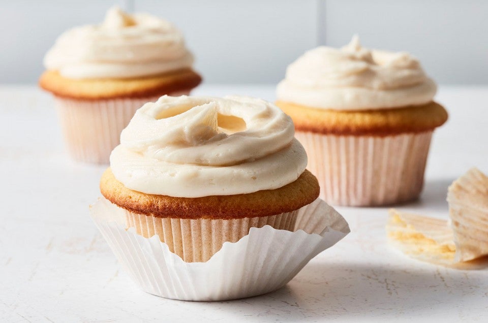 Easy vanilla cupcakes recipe | BBC Good Food