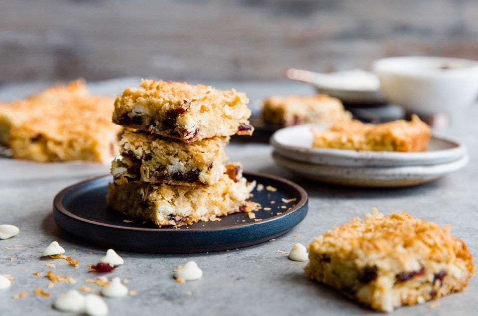 Coconut and White Chocolate Brownies