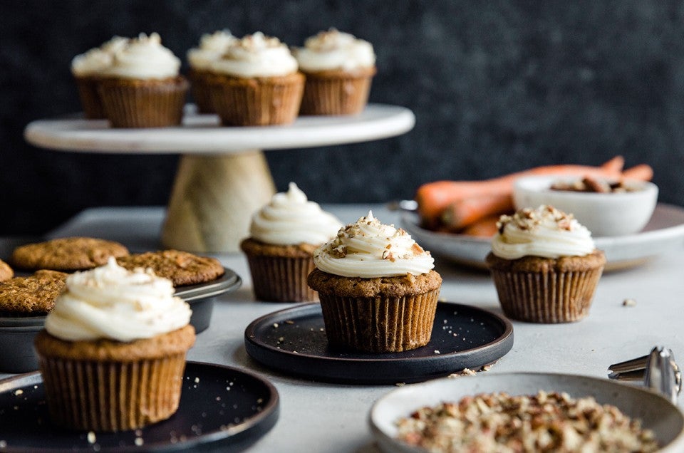 King Arthur's Carrot Cake Cupcakes Recipe | King Arthur Baking