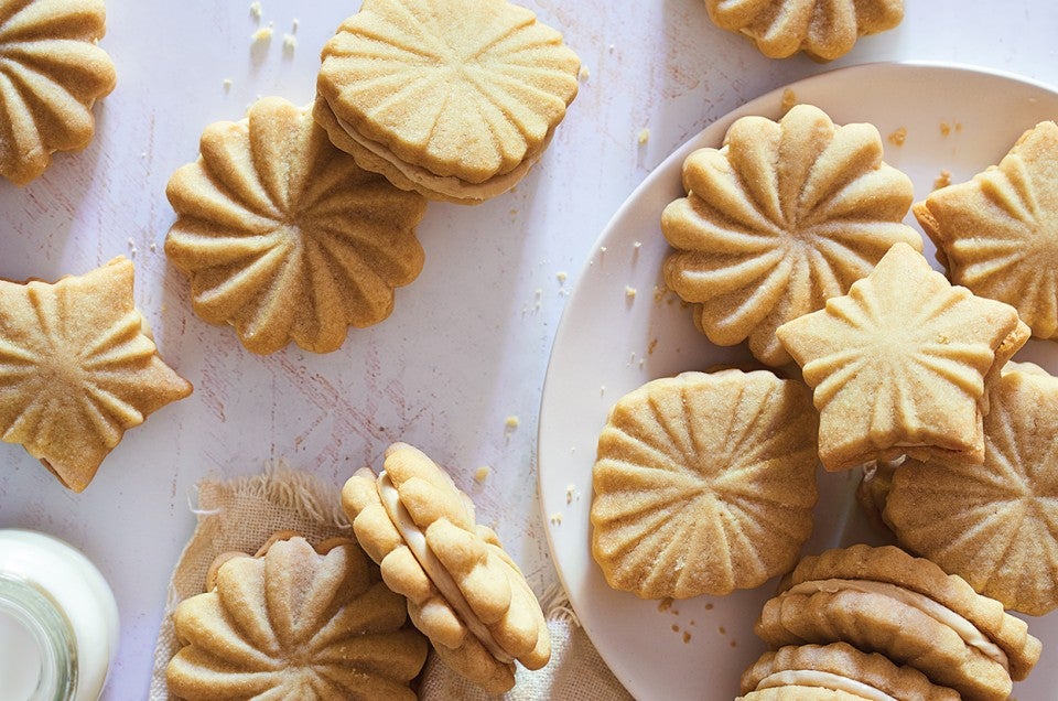 Maple Shortbread Sandwich Cookies Recipe King Arthur Baking