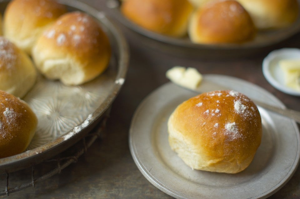 Soft White Dinner Rolls - select to zoom