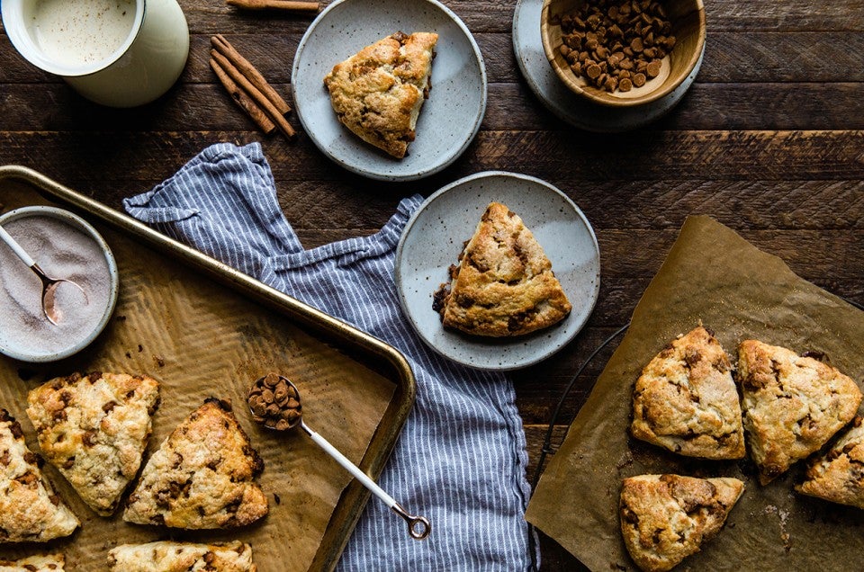 Cinnamon-Eggnog Scones