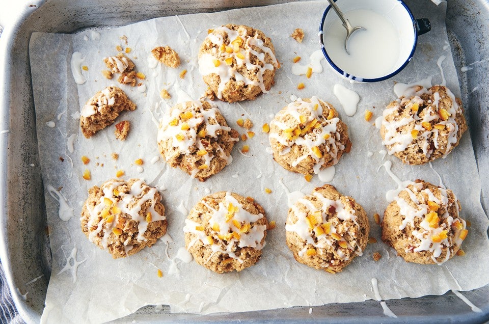 Orange Walnut Whole Wheat Scones - select to zoom