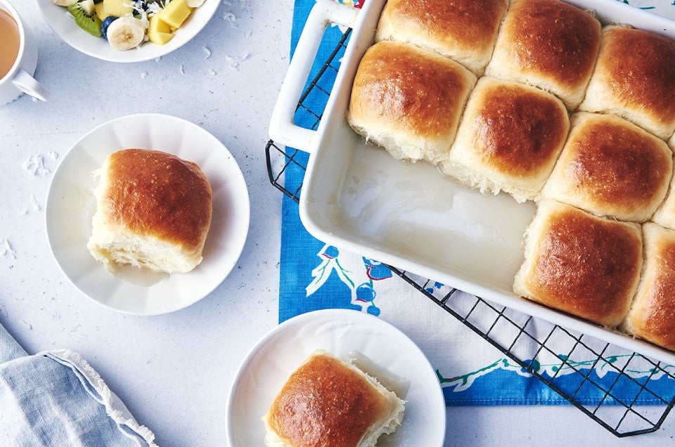 Pani Popo Samoan Coconut Buns Recipe King Arthur Baking