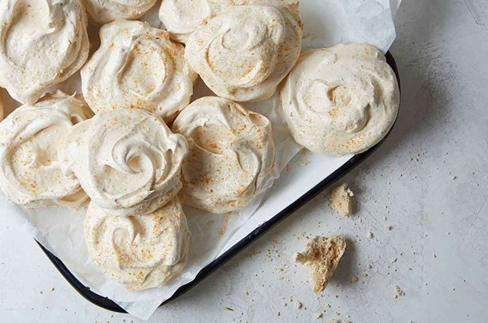 Tray of Vermont Maple Meringues