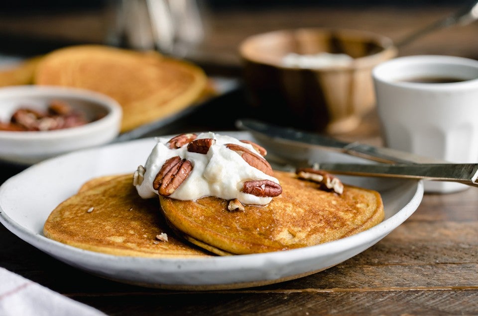 Gluten-Free Pumpkin Pancakes - select to zoom