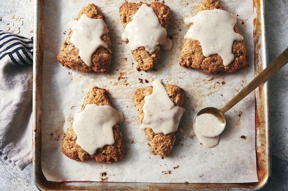 Brown Butter Rye Scones