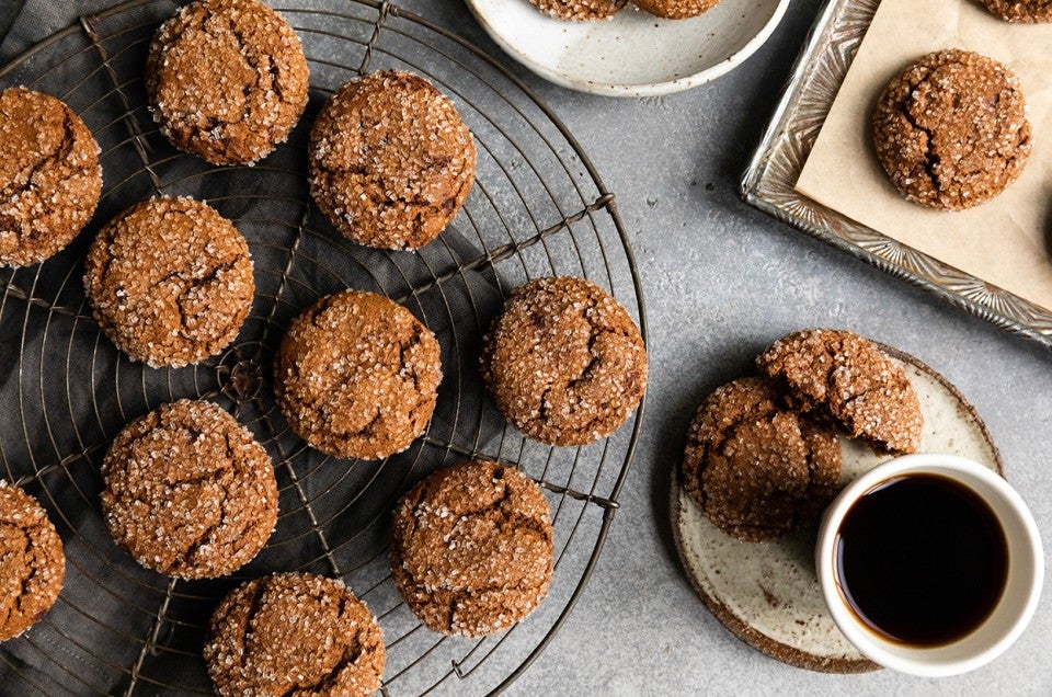 Gluten-Free Cocoa Molasses Cookies - select to zoom