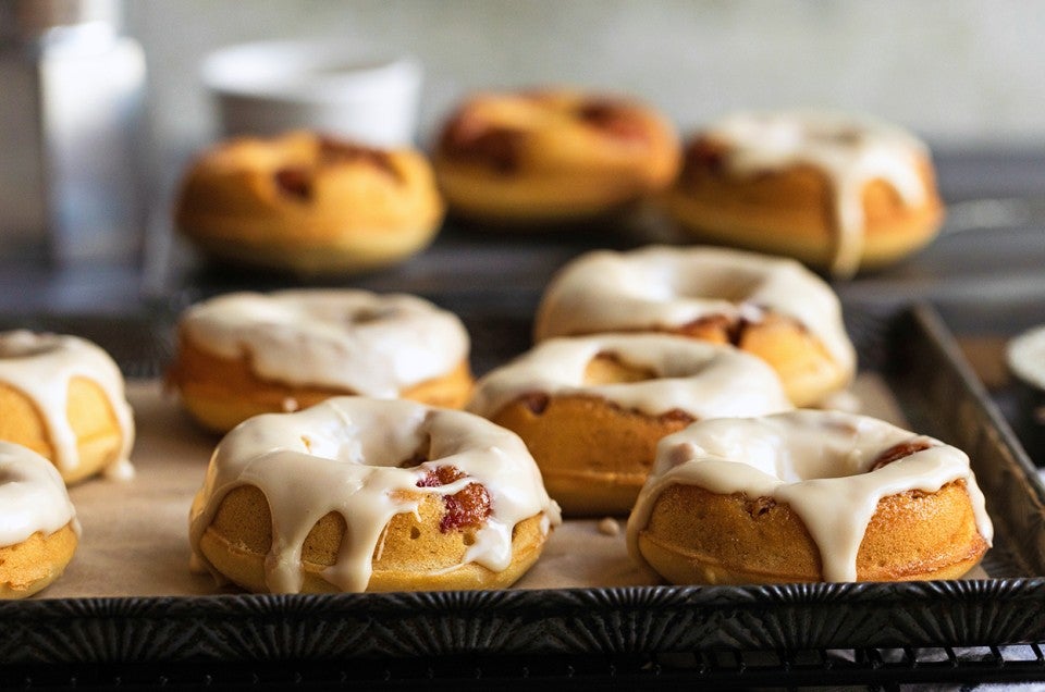 Maple Glazed Bacon Doughnuts Recipe King Arthur Baking 