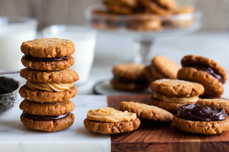 Peanut Butter Oatmeal Sandwich Cookies Recipe King Arthur Baking 5010