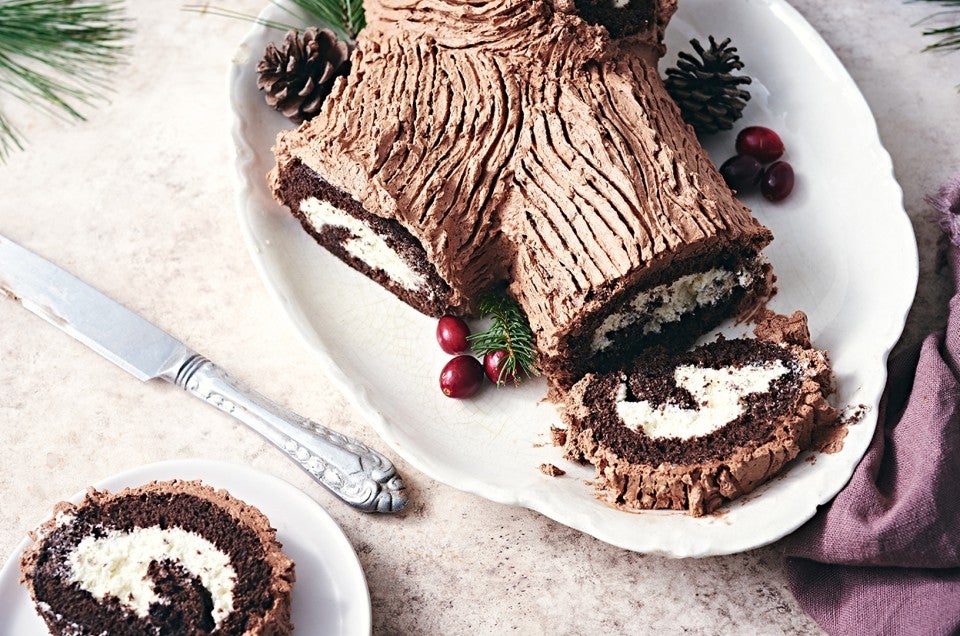 Chocolate Yule Log - Authentic French Recipe
