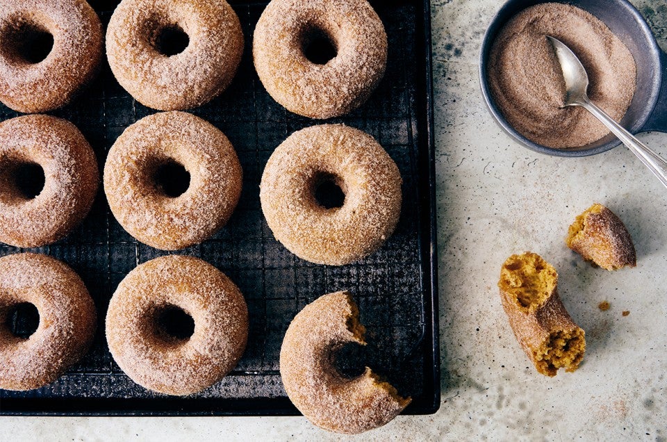 Gluten-Free Pumpkin Cake Doughnuts