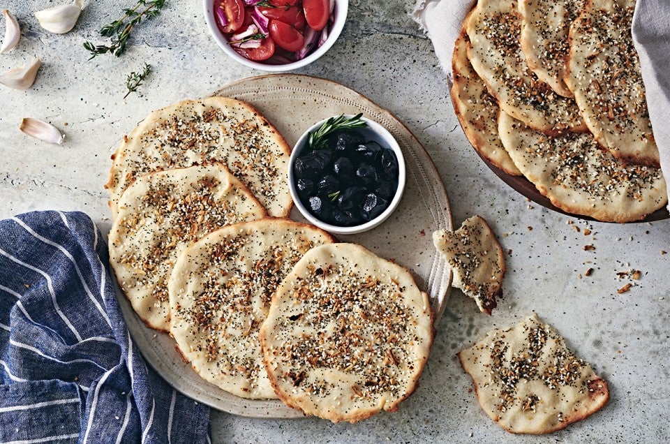 Gluten-Free Sourdough Flatbread - select to zoom