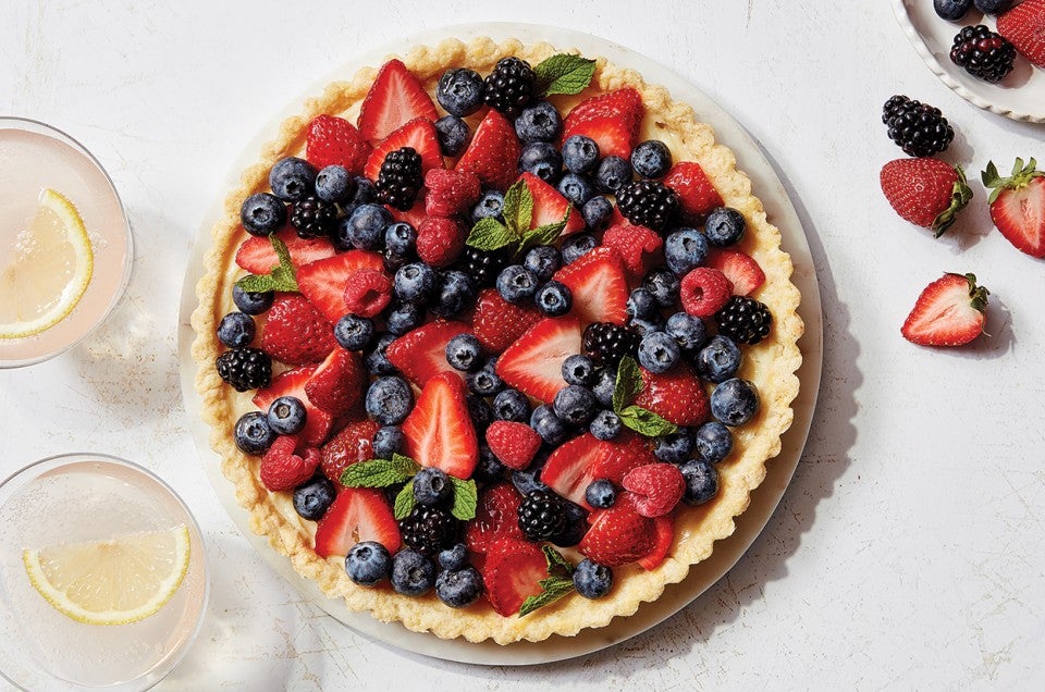 Mixed fruit tart recipe