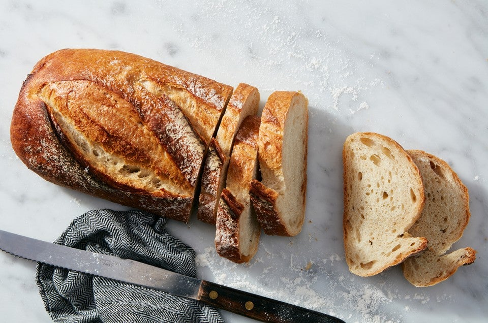 Perfectly Crusty Sourdough Bread For Beginners