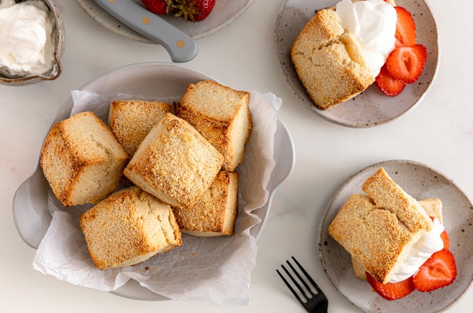 Almond Flour Shortcakes - select to zoom