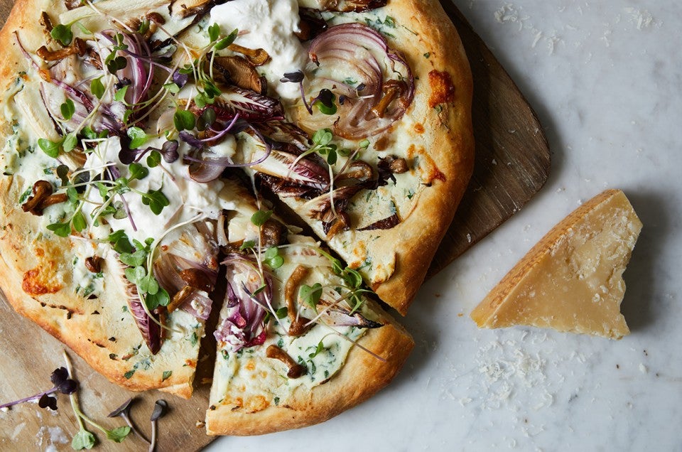 Sourdough Discard Pizza Crust - select to zoom