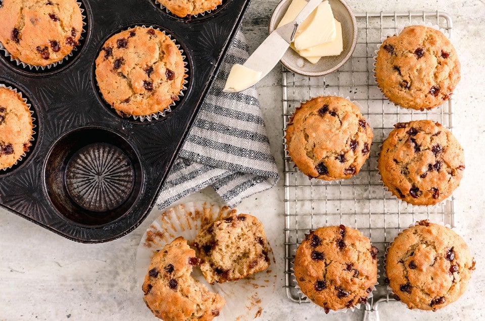 Oatmeal Jammy Bits Muffins - select to zoom