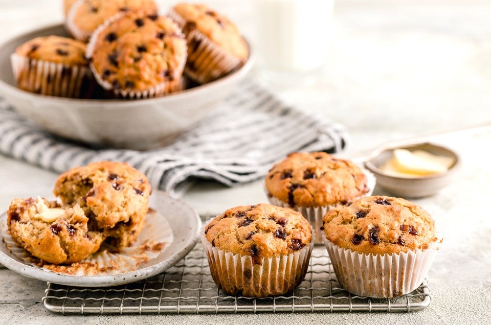 Oatmeal Jammy Bits Muffins - select to zoom