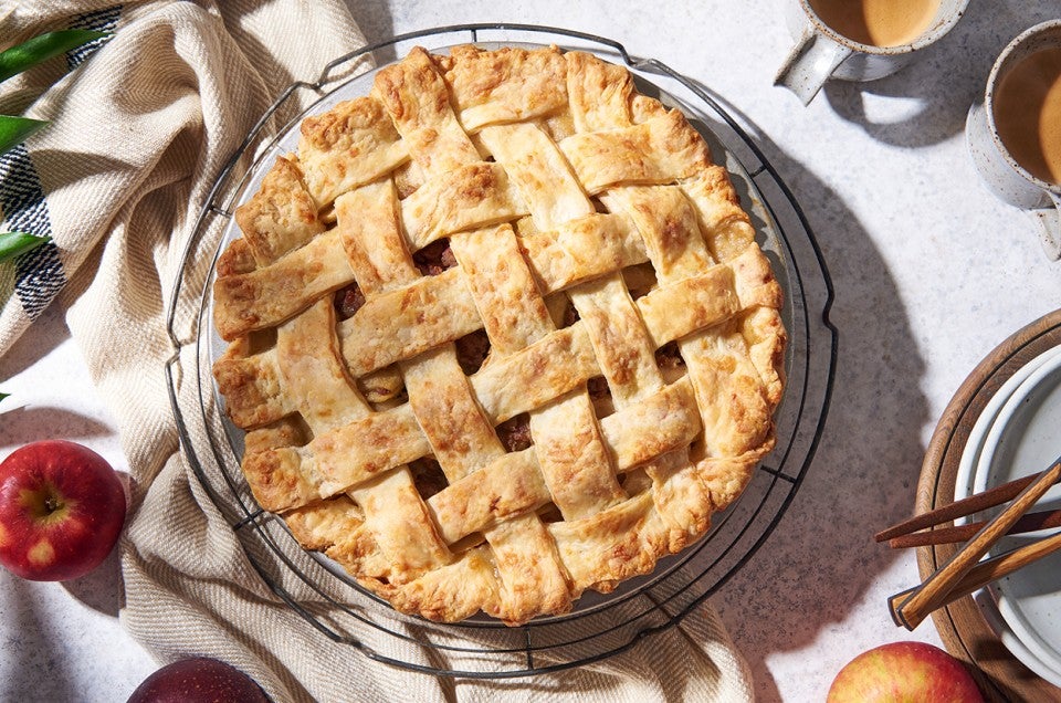 Sausage and Apple Pie in a Cheddar Crust - select to zoom