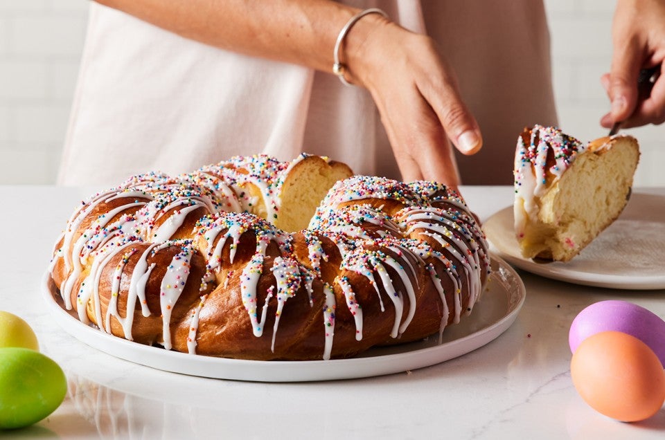 Easter Bread Wreath - select to zoom