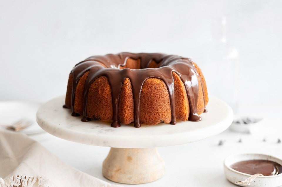 Mocha Cappuccino Marbled Coffee Cake - The Lit Kitchen