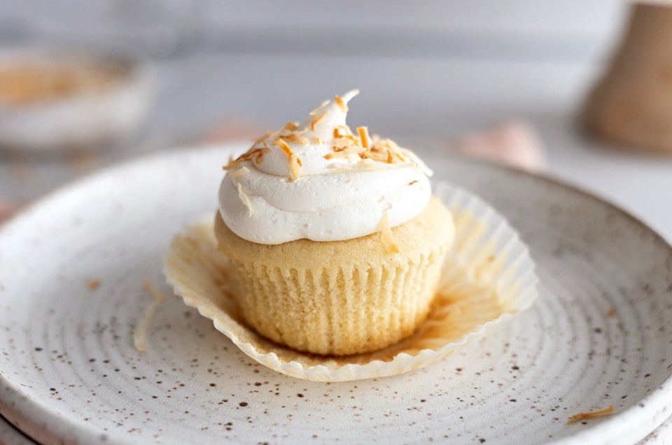 Coconut-Vanilla Bean Cupcakes - select to zoom