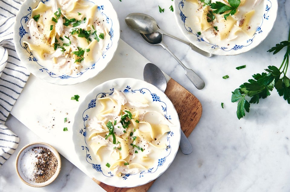 Shaker Chicken and Noodle Soup - select to zoom