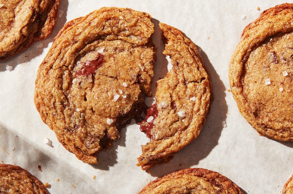 Buckwheat-Cardamom Chocolate Chunk Cookies - select to zoom