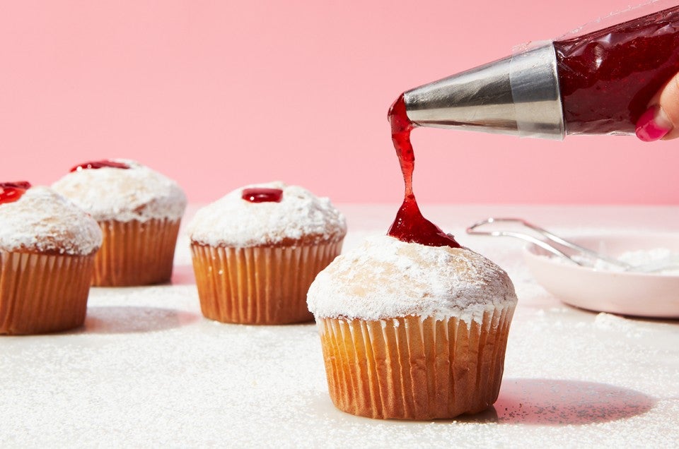 Jelly Doughnut Cupcakes - select to zoom