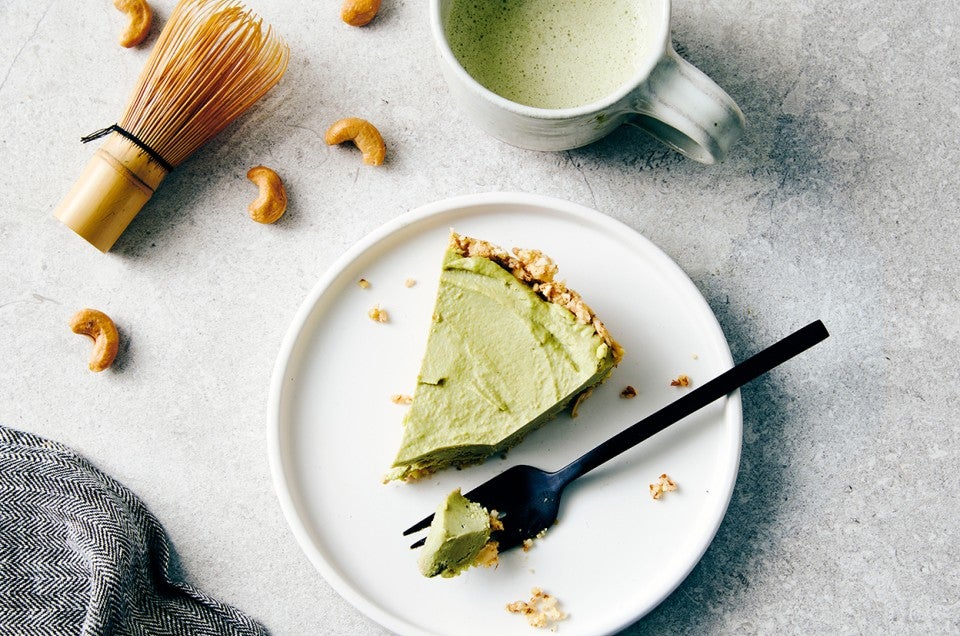 Vegan Matcha Mousse Tart - select to zoom