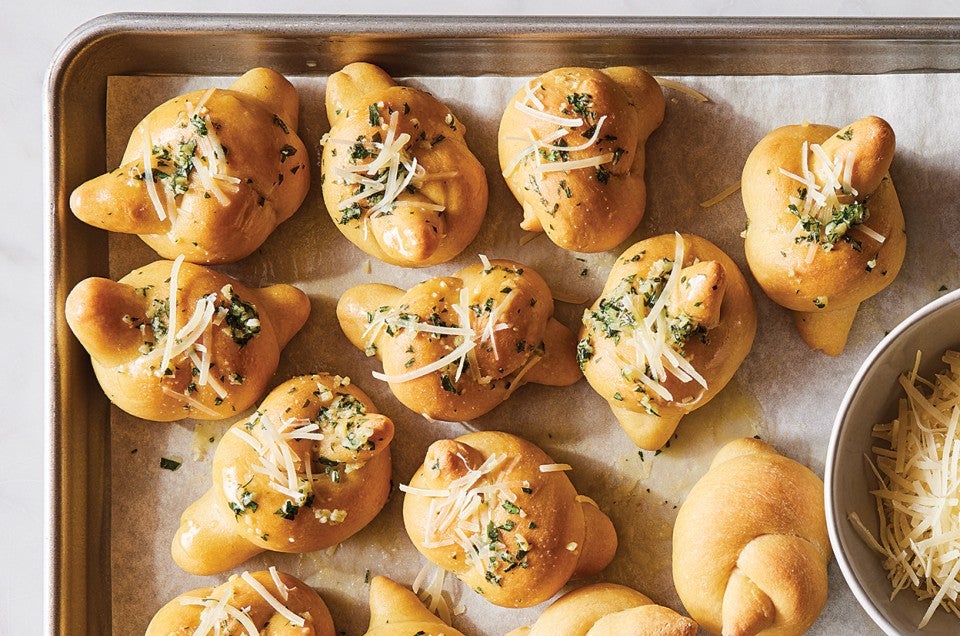 Keto-Friendly Garlic Knots - select to zoom