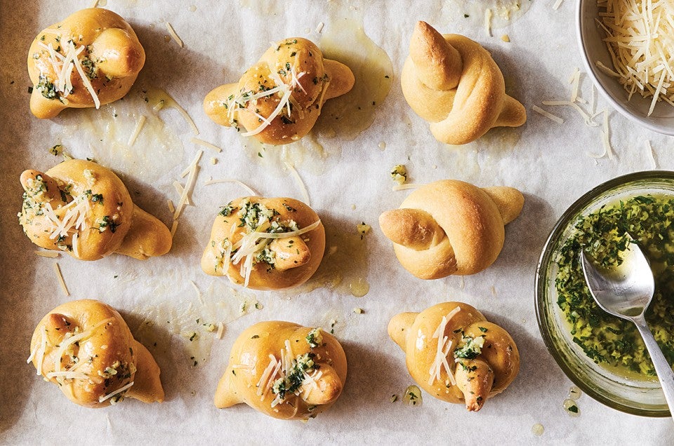 Keto-Friendly Garlic Knots - select to zoom