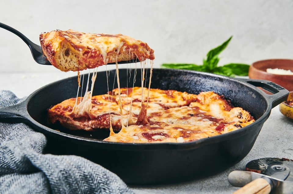 Keto-Friendly Cast Iron Pizza Crust 