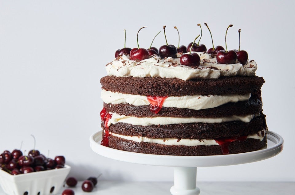 Black Forest Bundt Cake - i am baker