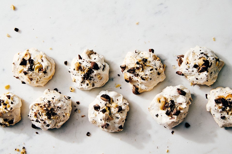 Chunky Hazelnut Meringues - select to zoom