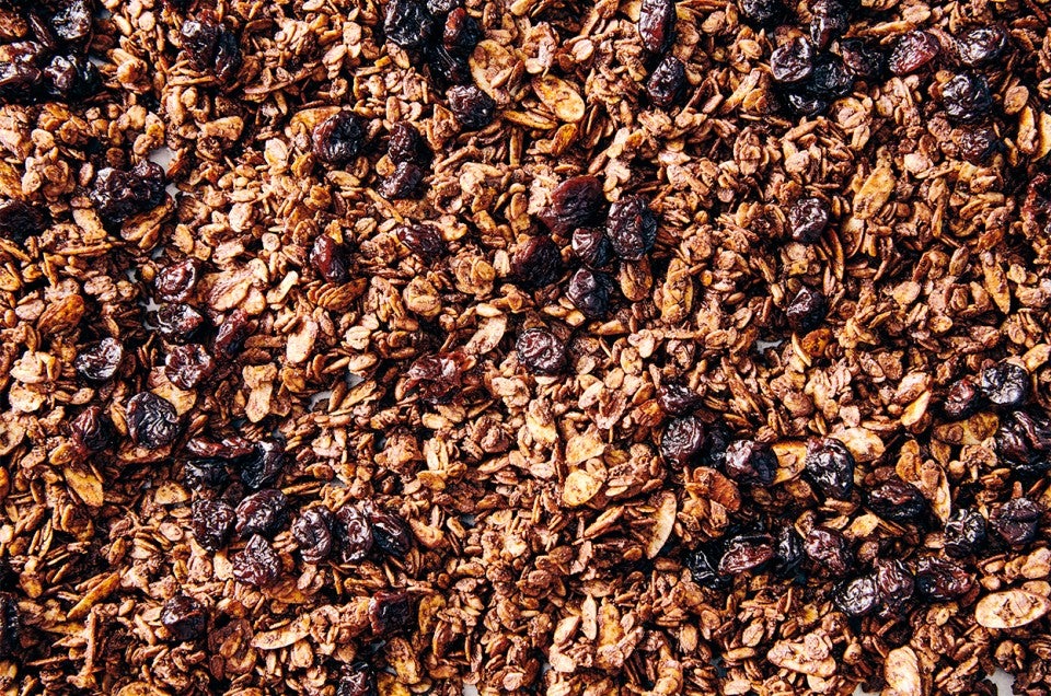 Chocolate and Cherry Granola - select to zoom